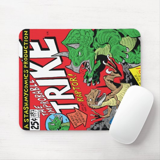 Das unwahrscheinliche Trike durch Jim Lawson Mousepad (Mit Mouse)