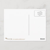 Das unwillkommene Zivile Kriegsleben Postkarte (Rückseite)