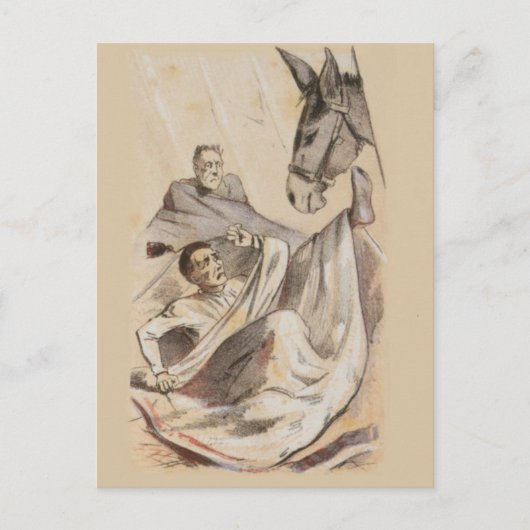 Das unwillkommene Zivile Kriegsleben Postkarte (Vorderseite)