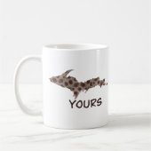 Das UP, der Spaß im Norden Michigans, das ist das  Kaffeetasse (Links)