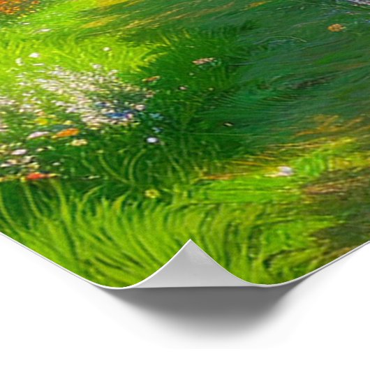 Das üppig grüne Tal Poster (Ecke)