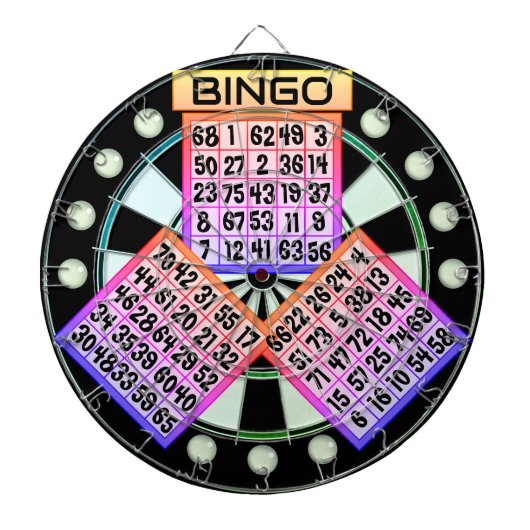 Das ursprüngliche Bingo Bango Dartscheibe (vorne)
