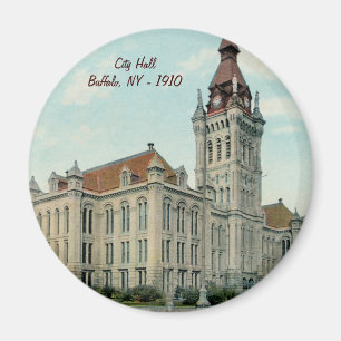 Das ursprüngliche Rathaus in Buffalo Magnet