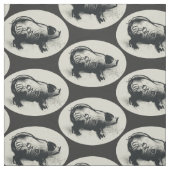 Das ursprüngliche Schwein, das mit 2019 zeichnet, Stoff (Muster)