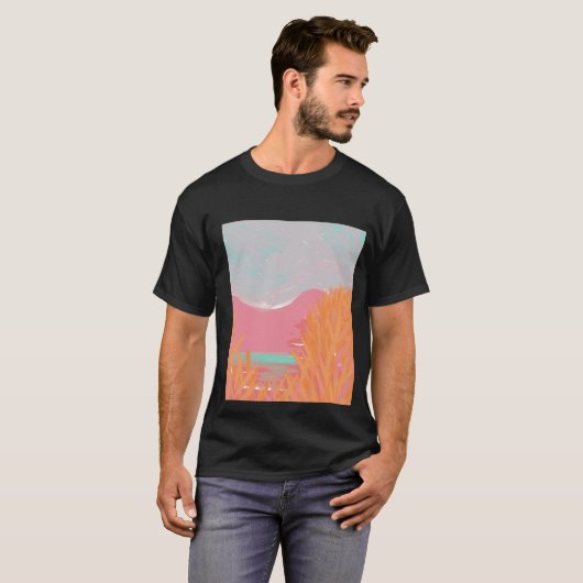 Das ursprüngliche zeitgenössische Kunstwerk "Der S T-Shirt (Vorne ganz)