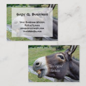 Das ursprünglicher Esel-lustige Esel-Maultier-Vieh Visitenkarte (Vorne/Hinten)