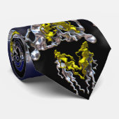 Das Ursprungsgold und -silber mit Plasma-Krawatte Krawatte (Gerollt)