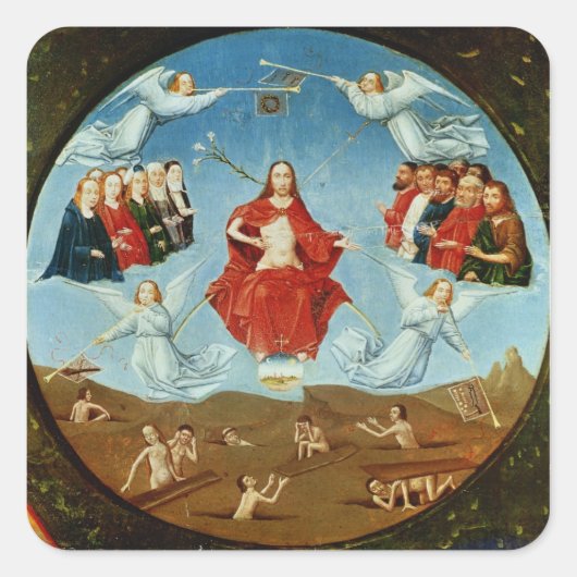 Das Urteil Quadratischer Aufkleber (Vorderseite)