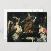 Das Urteil Solomon Postkarte (Vorne/Hinten)