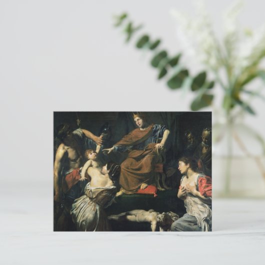 Das Urteil Solomon Postkarte (Stehend Vorderseite)