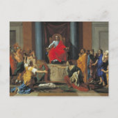 Das Urteil Solomon von 1649 Postkarte (Vorderseite)