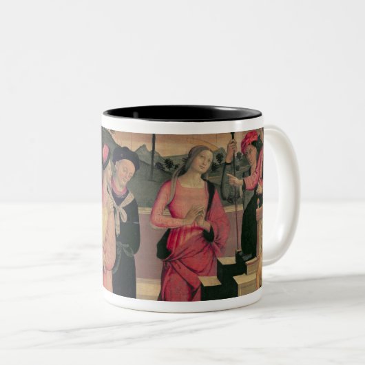 Das Urteil von Daniel Zweifarbige Tasse (VorderseiteRechts)