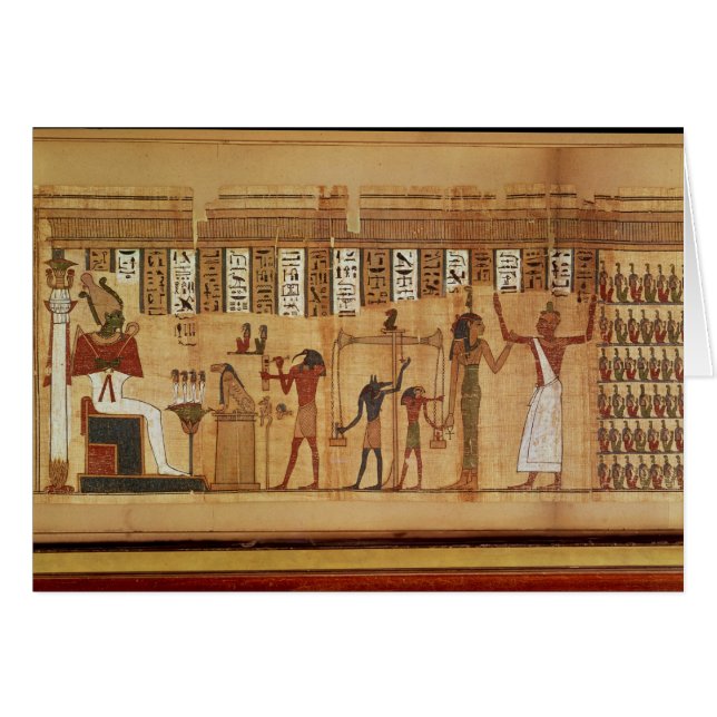 Das Urteil von Osiris, Detail (Vorderseite (Horizontal))