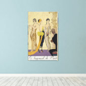 Das Urteil von Paris, 1920-1930 (pochoir print) Leinwanddruck (Insitu (Holzboden))