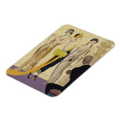 Das Urteil von Paris, 1920-1930 (pochoir print) Magnet (Linke Seite)