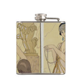 Das Urteil von Paris, 1920-30 (pochoir Druck) Flachmann (Rückseite)