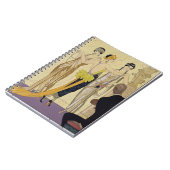 Das Urteil von Paris, 1920-30 (pochoir Druck) Notizblock (Linke Seite)