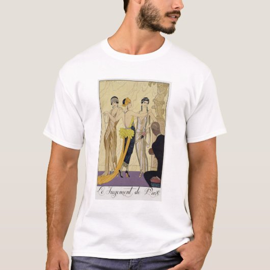 Das Urteil von Paris, 1920-30 (pochoir Druck) T-Shirt (Vorderseite)