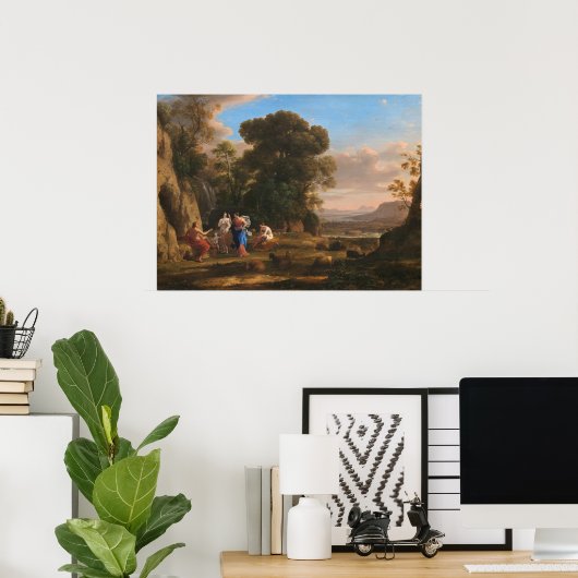 Das Urteil von Paris - Claude Lorrain Schöne Kunst Poster (Heimbüro)
