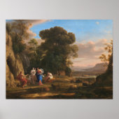 Das Urteil von Paris - Claude Lorrain Schöne Kunst Poster (Vorne)