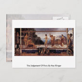 Das Urteil von Paris, Le von Max Klinger Postkarte (Vorne/Hinten)