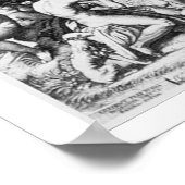 Das Urteil von Paris nach Raphael (Gravieren) Poster (Ecke)