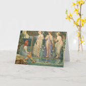 Das Urteil von Paris | Walter Crane Karte (Gelbe Blume)