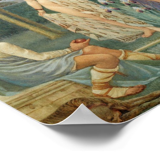 Das Urteil von Paris | Walter Crane Poster (Ecke)