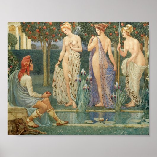 Das Urteil von Paris | Walter Crane Poster (Vorne)