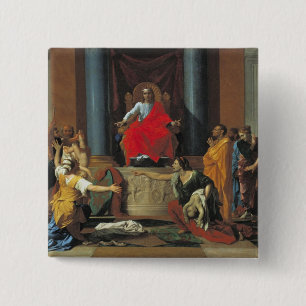 Das Urteil von Solomon, 1649 Button