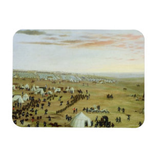 Das Uruguaiana Lager, Rio Grande, Brasilien, 1865 Magnet