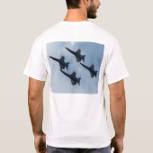 Das US-Marine-blaue T-Shirt (Rückseite)