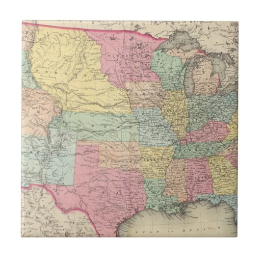 Das USA Fliese (Vorderseite)