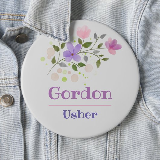 Das Usher Button-Abzeichen Button (Beispiel)