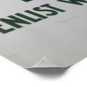 Das USMC Poster wird zuerst bekämpft (Ecke)