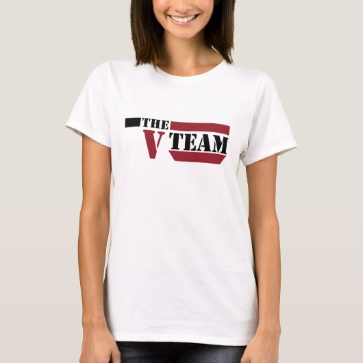 Das v-Team T-Shirt (Vorderseite)