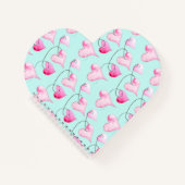 Das Valentinische Journal der Wasserfarbe Notizblock (Vorderseite)