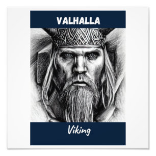 Das Valhalla Viking Fotodruck