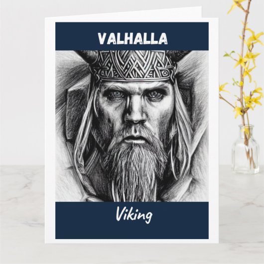 Das Valhalla Viking Karte (Gelbe Blume)