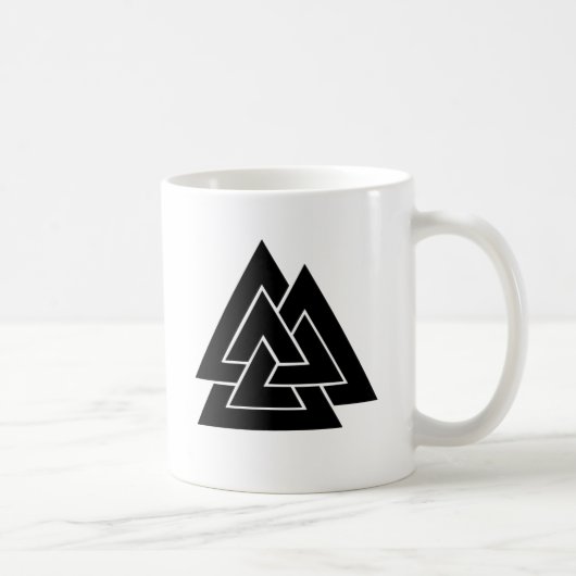 Das Valknut Kaffeetasse (Rechts)