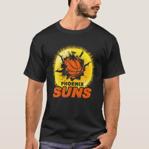 Das Valley Pixel Sun Rise Phoenix Arizona Basketba T-Shirt