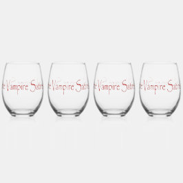 Das Vampire Satires-Skript Weinglas Ohne Stiel