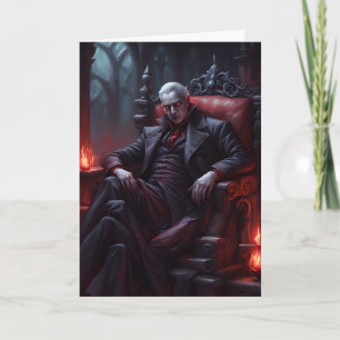 Das Vampirzähler Halloween Feiertagskarte