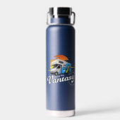 Das Vantacy-Leben in Campervan | Trinkflasche (Rückseite)