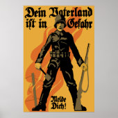Das Vaterland ist in Gefahr Poster (Vorne)
