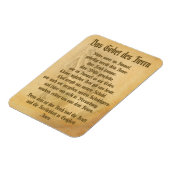 Das Vaterunser (Deutsch) Magnet (Linke Seite)