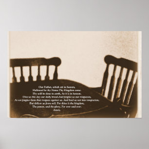 Das Vaterunser-Druckbild Poster