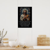 Das Vaterunser Gethsemane Grab Gefaltete Hände Poster (Küche)