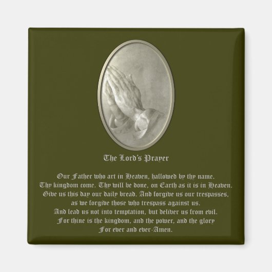 Das Vaterunser Magnet (Vorne)