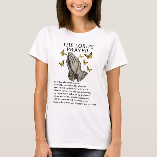 Das Vaterunser T-Shirt (Vorderseite)
